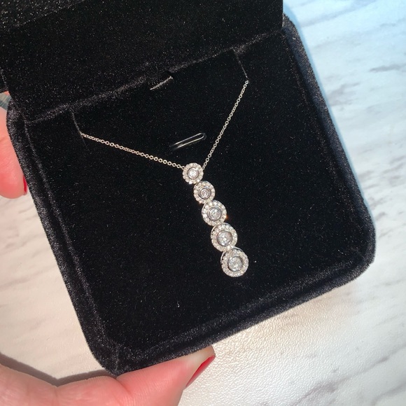 Jewelry - Diamond and White Gold Necklace